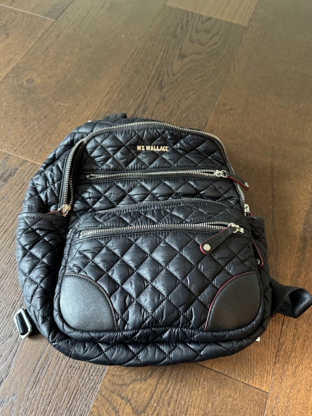 MZ Wallace Black Small Crosby Backpack - Picture 2 of 5